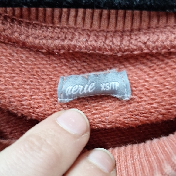 Pink Off-the-Shoulder Sweater with Drawstring Detail - Picture 2 of 4